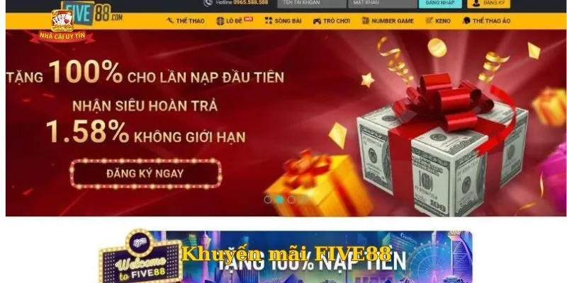 Giới thiệu cho các đồng môn về khuyến mãi FIVE88
